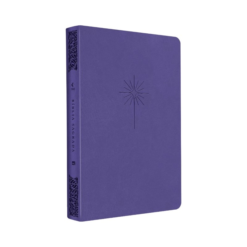 Bíblia Slim Filament | NVT | Letra Grande | Capa Couro Sintético Roxa Bíblia Slim Filament | NVT | Letra Grande | Capa Couro Sintético Roxa